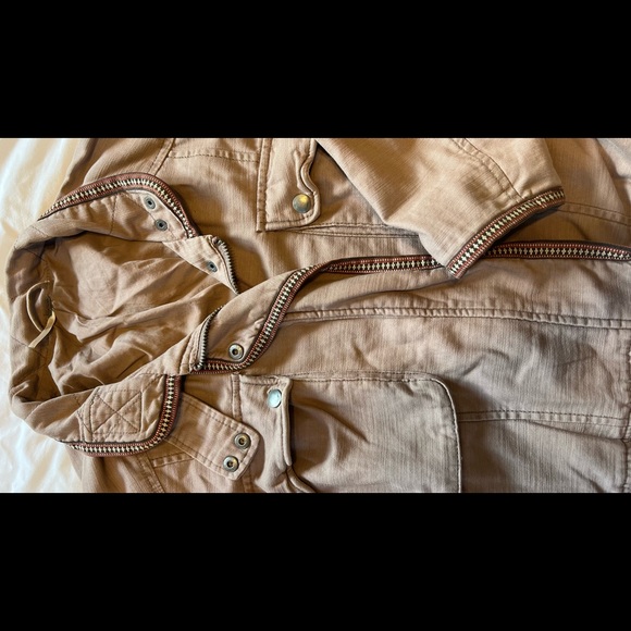 Free People Mauve Bomber Jacket - Picture 3 of 5